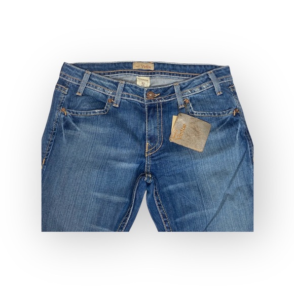 new Denim of Virtue ㋛ Y2K Patience Button Pocket Denim Jeans ㋛ Old Stone ㋛ 31 ㋛ - Picture 3 of 16